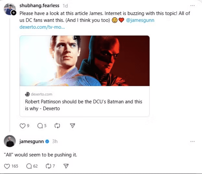 jamesgunjrespions Tom Chill Η φωτεινή πλευρά του Θεάματος