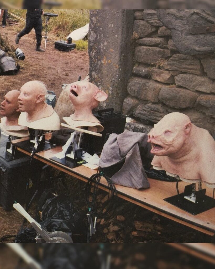 Behindthescenes images of the Circe and pigs scene in The Odyssey have been released📸🐷The 1 TOM and CHILL