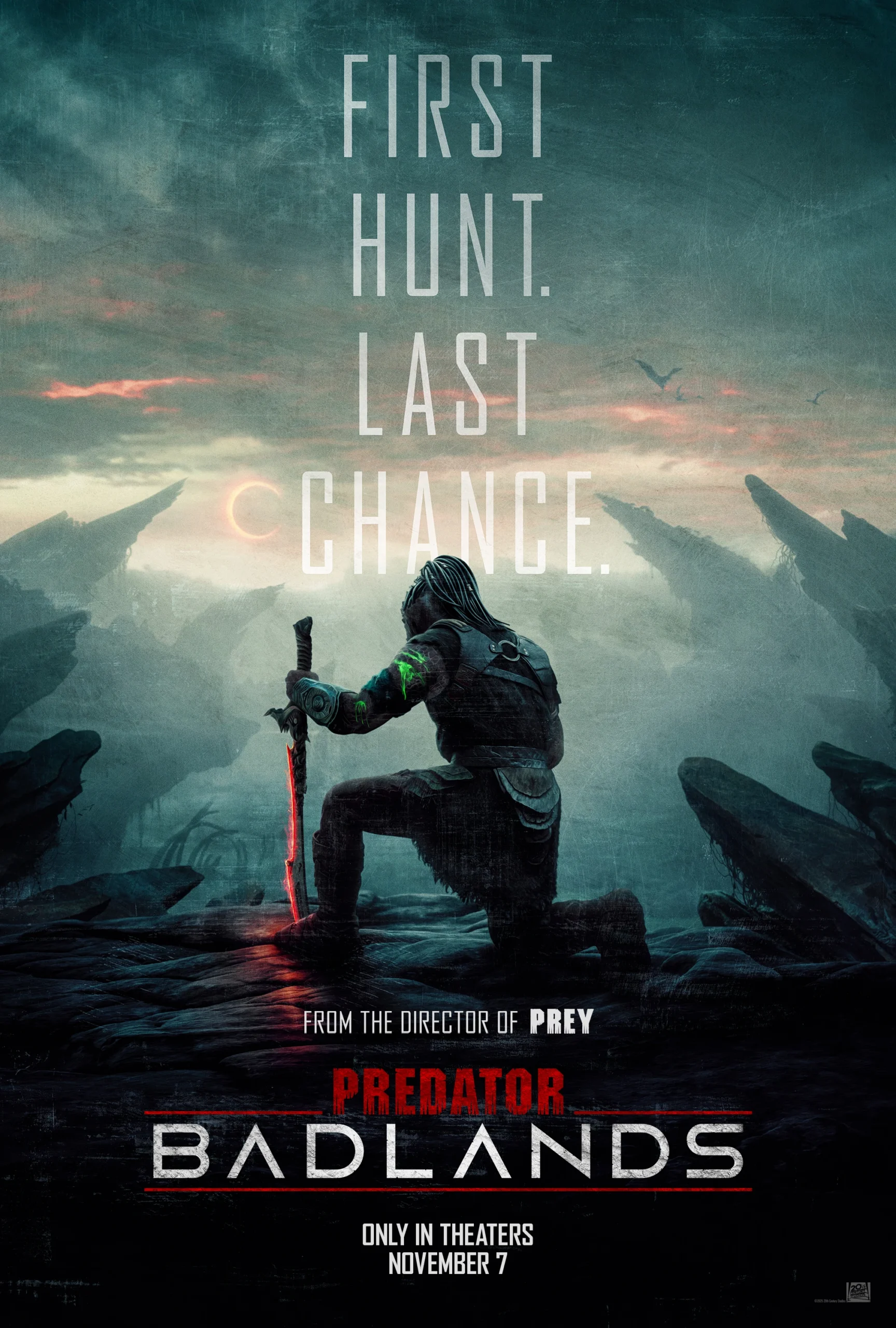 PredatorBadlandsTeaserPoster Tom Chill Η φωτεινή πλευρά του Θεάματος Predator Badlands Teaser Poster